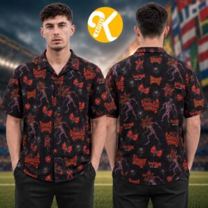 Stranger Things 5 Merch Universal Studios Halloween Horror Nights RSVLT Collection Summer Hawaiian Shirt