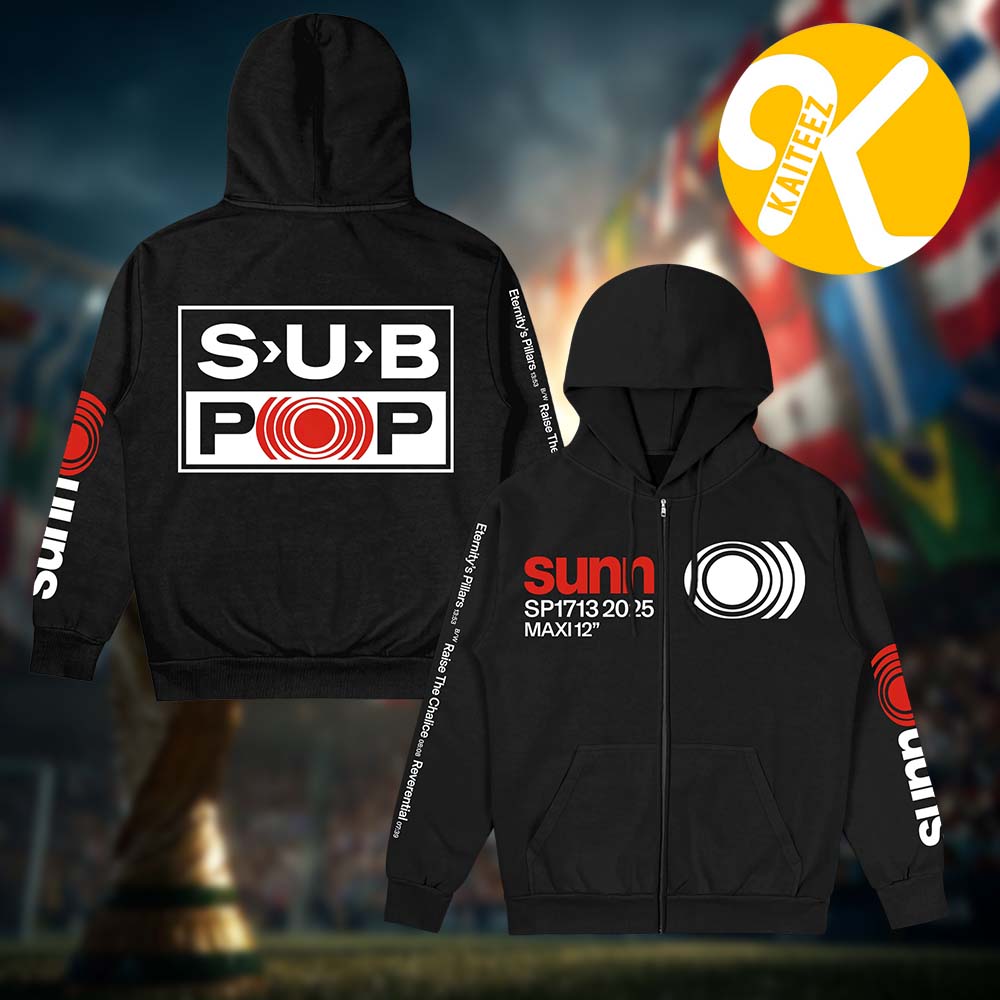 Sunn O))) Merch SUB PO)))P Zip Up Hoodie Sunn O))) Merch SUB PO)))P Zip Up Hoodie