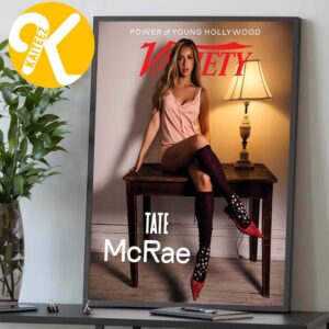 Tate McRae x Variety Poster Cover Magazine Power Of Young Hollywood Home Decor Poster Canvas