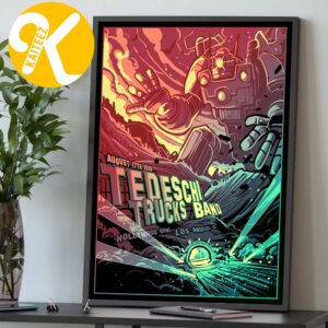 Tedeschi Trucks Band Los Angeles CA Event Poster At Hollywood Bowl In Los Angeles CA On August 17 2026 Home Decor Poster Canvas
