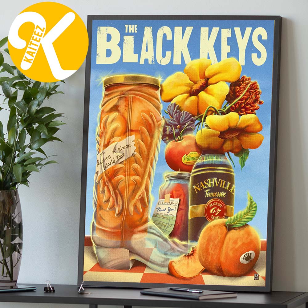 The Black Keys Nashville TN Event Poster At The Pinnacle In Nashville TN On August 6 7 2026 Home Decor Poster Canvas The Black Keys Nashville TN Event Poster At The Pinnacle In Nashville TN On August 6 7 2026 Home Decor Poster Canvas