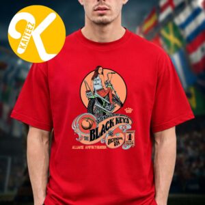 The Black Keys Richmond VA Event Poster At Allianz Amphitheater In Rickmond VA On August 1 2026 Unisex T-Shirt