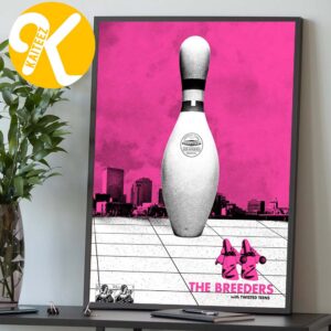 The Breeders Los Angeles CA Event Poster At The Hollywood Palladium In Los Angeles CA On August 24 2026 Home Decor Poster Canvas