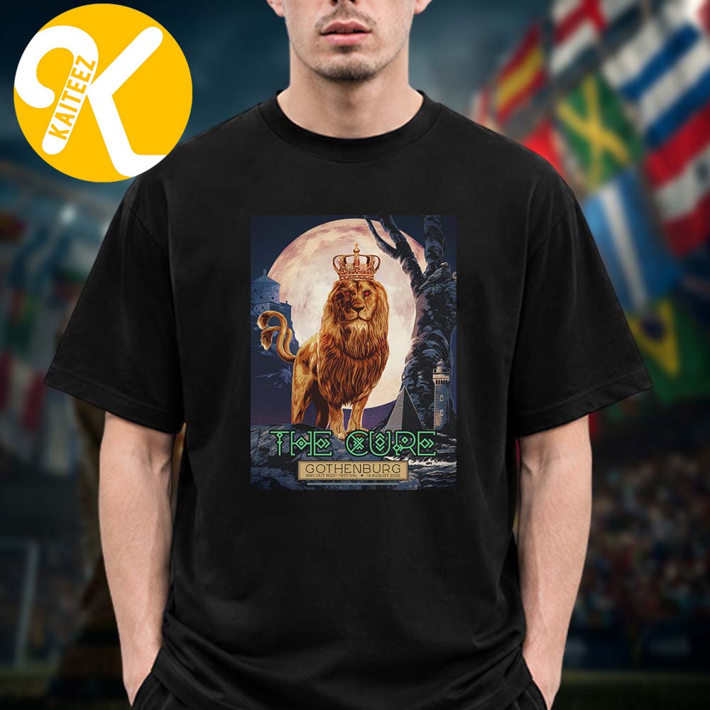The Cure Gothenburg SE Event Tee At Way Out West Festival In Gothenburg SE On August 14 2026 Unisex T-Shirt The Cure Gothenburg SE Event Tee At Way Out West Festival In Gothenburg SE On August 14 2026 Unisex T-Shirt