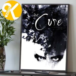 The Cure Manchester Limited Edition Event Poster Live From Wythenshawe Park In Manchester UK On August 21 2026 Home Decor Poster Canvas