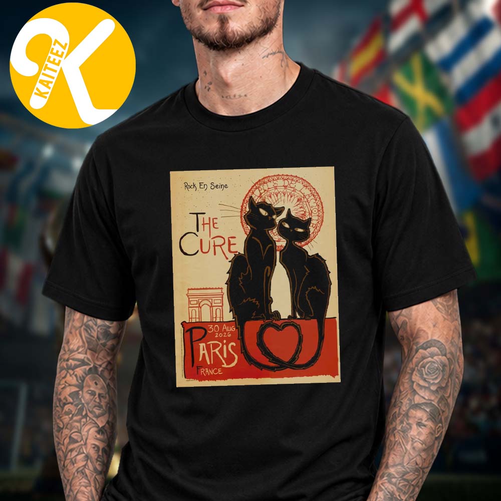 The Cure Merch Paris 2026 Event Unisex T-Shirt The Cure Merch Paris 2026 Event Unisex T-Shirt