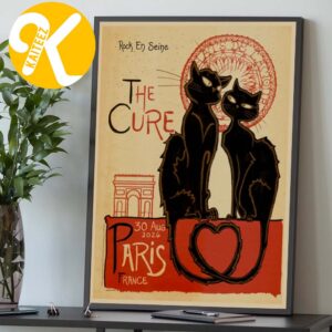 The Cure Merch Paris 2026 Limited Edition Event Poster