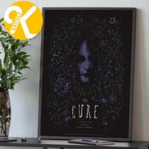 The Cure Vilnius Lithuania Event Poster At Kalnu Parkas In Vilnius Lithuania On August 7 2026 Home Decor Poster Canvas
