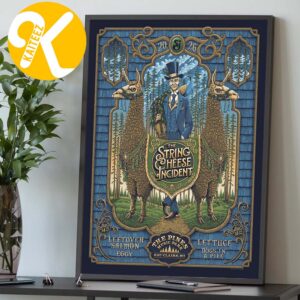 The String Cheese Incident Eau Claire WI Event Poster At The Pinnes Music Park In Eau Claire WI On August 14 15 2026 Home Decor Poster Canvas