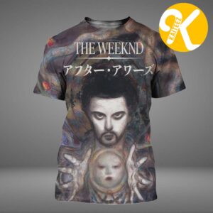 The Weeknd After Hours Album After Hours Til Dawn Collection CD Cover Art By Yoshitaka Amano All Over Print Shirt