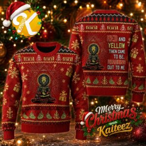 Tool Band Lateralus Red And Yellow Then Came To Be Reaching Out To Me Christmas Ugly Sweater