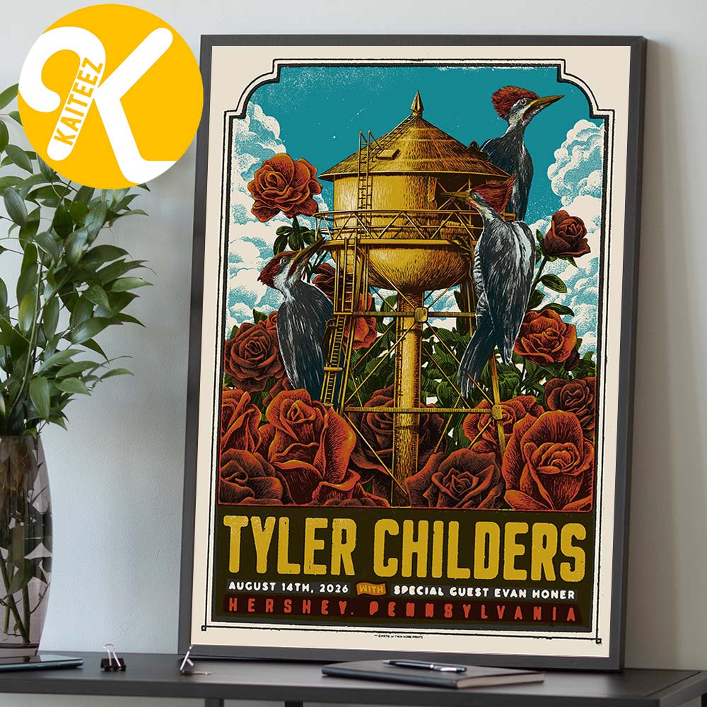 Tyler Childers Hershey PA Event Poster At Hersheypark Stadium In Hershey PA On August 14 2026 Home Decor Poster Canvas Tyler Childers Hershey PA Event Poster At Hersheypark Stadium In Hershey PA On August 14 2026 Home Decor Poster Canvas