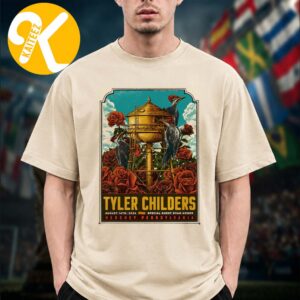 Tyler Childers Hershey PA Event Poster At Hersheypark Stadium In Hershey PA On August 14 2026 Unisex T-Shirt