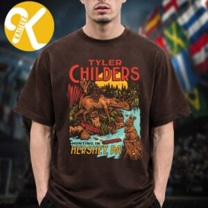 Tyler Childers Hershey PA Event Tee At Hersheypark Stadium In Hershey PA On August 14 2026 Brown Unisex T-Shirt
