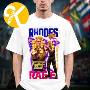 WWE x Street Fighter Summer Slam Minnesota 2026 Cody Rhodes Unisex T-Shirt
