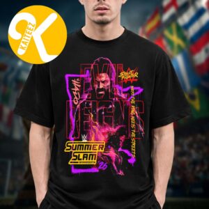 WWE x Street Fighter Summer Slam Minnesota 2026 Roman Reigns Unisex T-Shirt