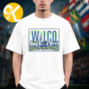 Wilco Band Antwerp Belgium Event Poster At OLT Rivierenhof In Antwerp Belgium On August 25 2026 Unisex T-Shirt