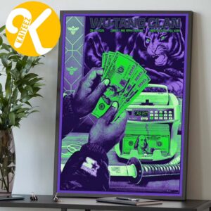 Wu Tang Clan Darien Center NY Event Poster At Darien Lake Amphitheater In Darien Center NY On August 27 2026 Home Decor Poster Canvas