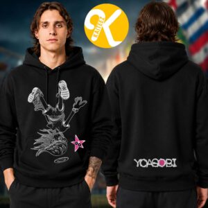 YOASOBI Merch Never Ending Stories North America Tour 2026 Chara Black Two Sided Unisex Hoodie