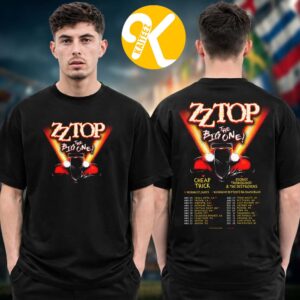 ZZ Top The Big On Tour 2026 North America Tour Dates Two Sided Unisex T-Shirt