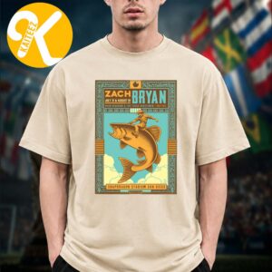Zach Bryan Poster Event At Snapdragon Stadium In San Diego On July 31 And August 1 2026 Unisex T-Shirt