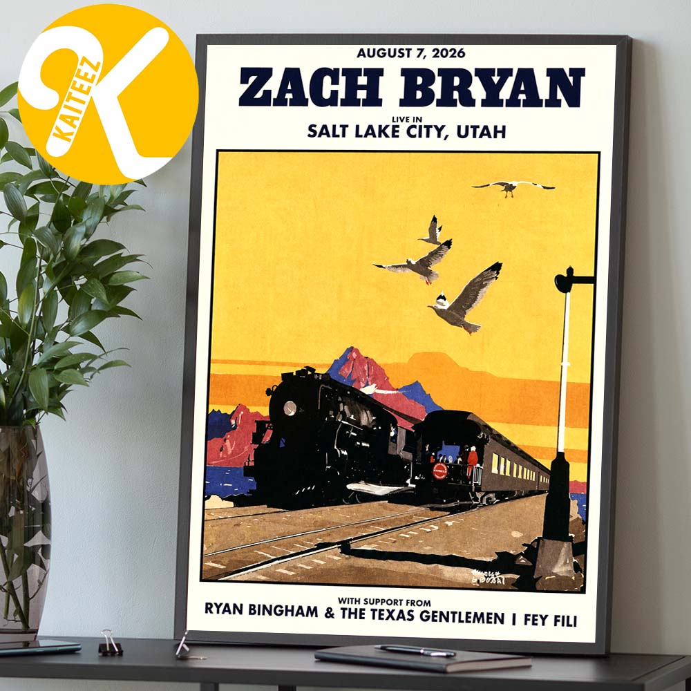 Zach Bryan Salt Lake City Utah Exclusive Event Poster Live In Salt Lake City Utah On August 7 2026 Home Decor Poster Canvas Zach Bryan Salt Lake City Utah Exclusive Event Poster Live In Salt Lake City Utah On August 7 2026 Home Decor Poster Canvas