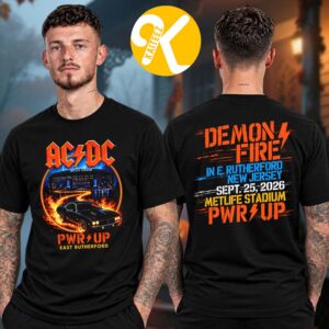 ACDC East Rutherford NJ Event Tee At Metlife Stadium In East Rutherford NJ On September 25 2026 Two Sided Unisex T-Shirt