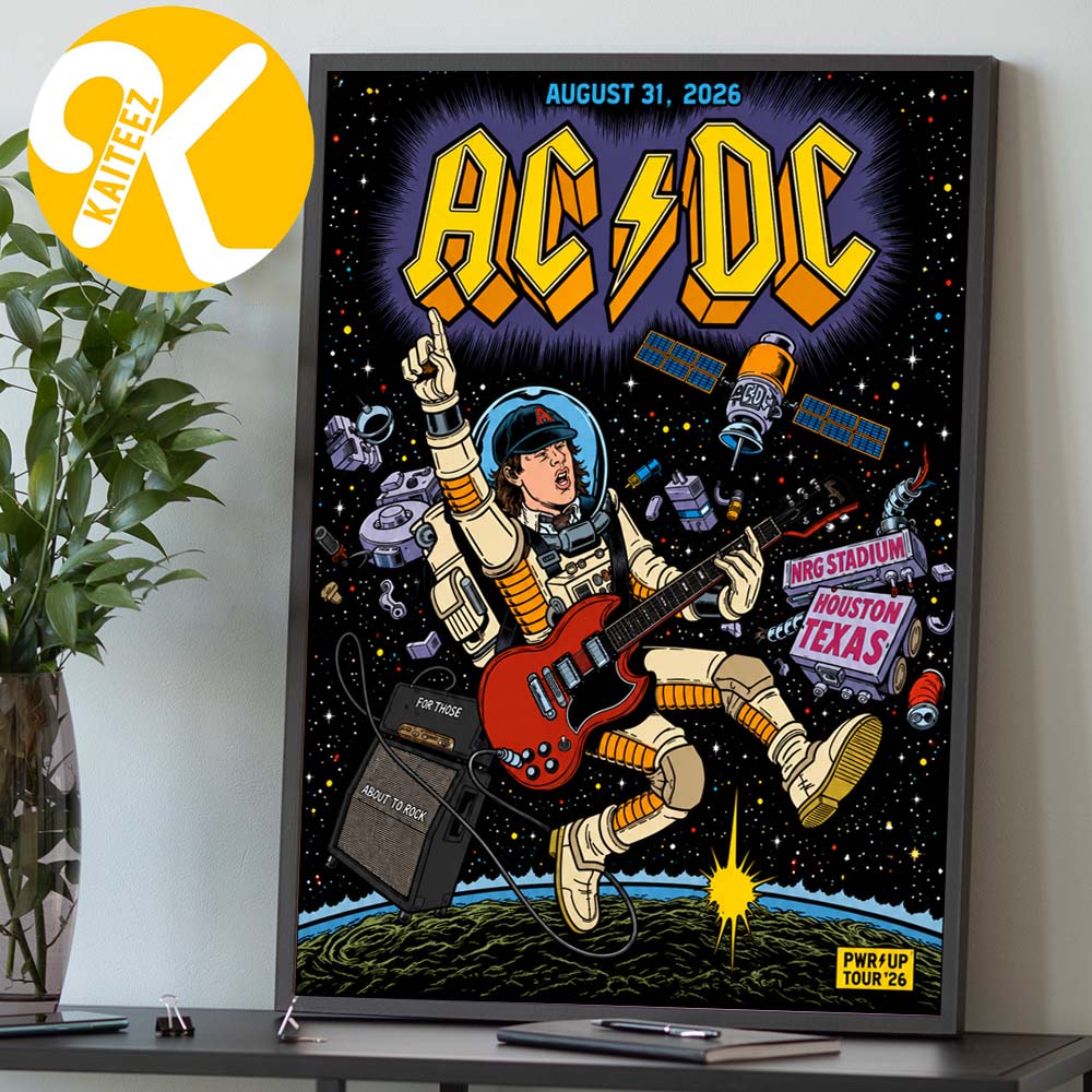 ACDC Houston TX Event Poster At NRG Stadium In Houston TX On August 31 2026 Home Decor Poster Canvas ACDC Houston TX Event Poster At NRG Stadium In Houston TX On August 31 2026 Home Decor Poster Canvas