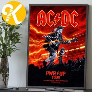 ACDC Philadelphia PA Event Poster At Lincoln Financial Field In Philadelphia PA On September 29 2026 Home Decor Poster Canvas