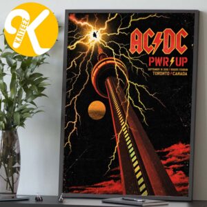 ACDC Toronto Canada Event Poster At Rogers Stadium In Toroto Canada On September 16 2026 Home Decor Poster Canvas