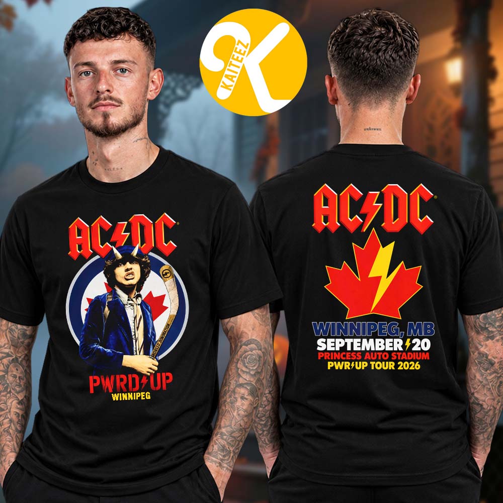 ACDC Winnipeg MB Event Tee At Princess Auto Stadium In Winnipeg MB On September 20 2026 Two Sided Unisex T-Shirt ACDC Winnipeg MB Event Tee At Princess Auto Stadium In Winnipeg MB On September 20 2026 Two Sided Unisex T-Shirt
