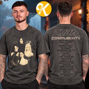 Aespa Merch Sunk Complex City World Tour 2026 City Tour Two Sided Washed Shirt