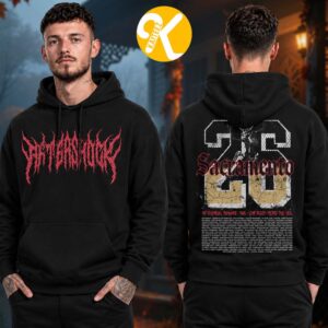 Aftershock Festival 2026 Merch In Sacramento CA On October 1-4 2026 After Party Line Up Two Sided Unisex Hoodie