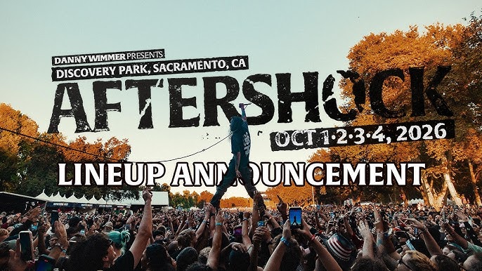 Aftershock Festival 2026 Merch in Sacramento CA
