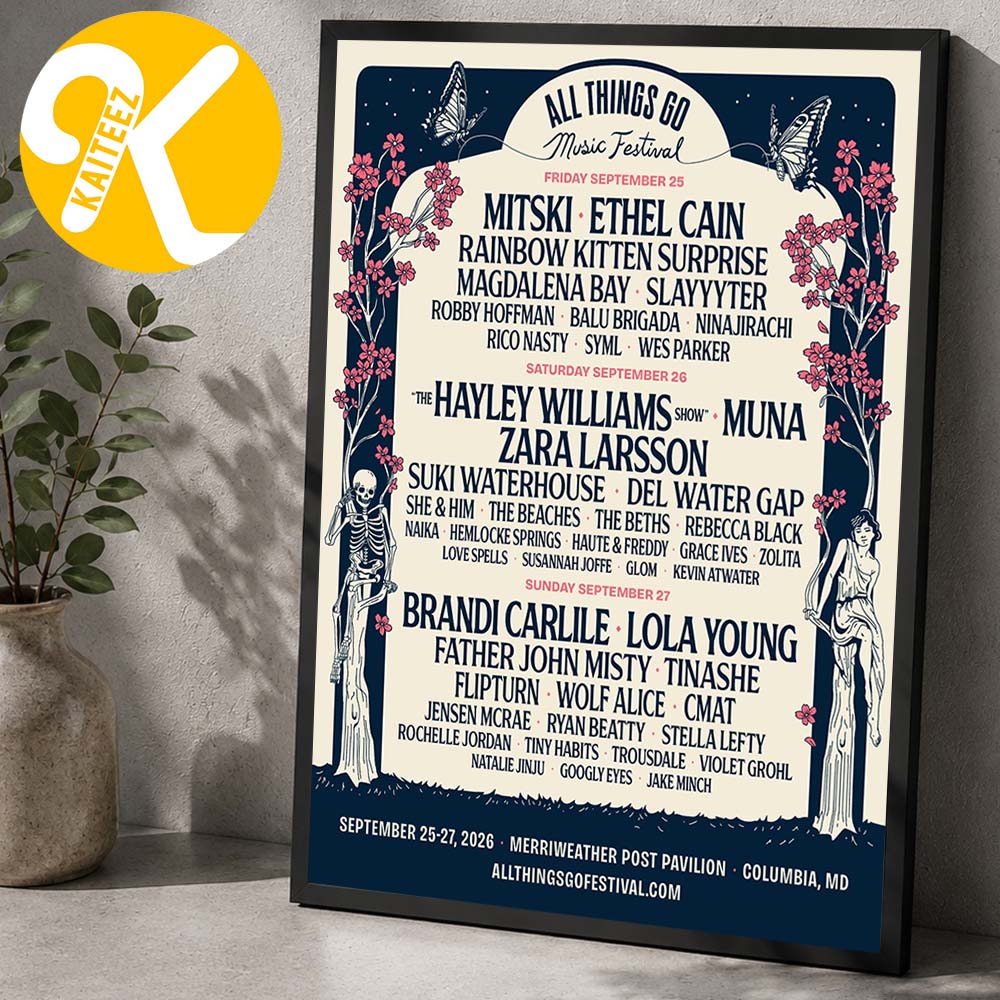 All Thing So Music Festival 2026 At Merriweather Post Pavilion In Columbia MD On September 25-27 2026 Line Up Home Decor Poster Canvas All Thing So Music Festival 2026 At Merriweather Post Pavilion In Columbia MD On September 25-27 2026 Line Up Home Decor Poster Canvas