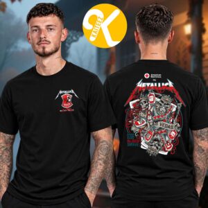 American Red Cross x Metallica Blood Donation Experience In Las Vegas 2026 Two Sided Unisex T-Shirt