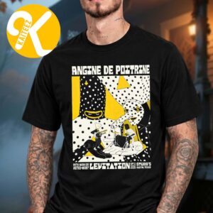 Angine De Poitrine Austin TX Event Poster At Stubb In Austin TX On September 12 2026 Levitation 2026 With Man Or Astro Man Unisex T-Shirt