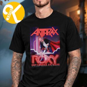 Anthrax One Night Only At The Roxy Theatre In West Hollywood CA On September 26 2026 Unisex T-Shirt