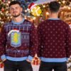 Aston Villa Fairisle Christmas Jumper Ugly Sweater
