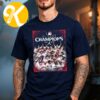 Congrats Atlanta Braves 2026 NL East Champions Unisex T-Shirt Congrats Atlanta Braves 2026 NL East Champions Unisex T-Shirt