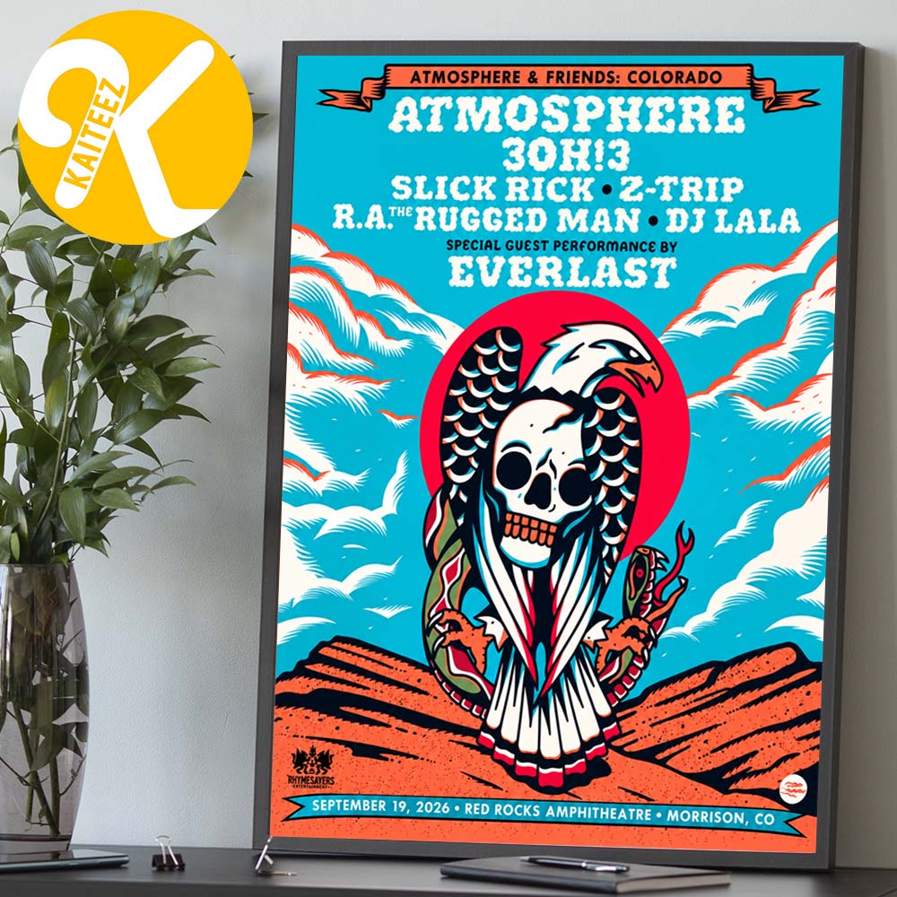 Atmosphere Red Rocks Exclusive Poster At Red Rocks Amphitheatre In Morrison CO On September 19 2026 Home Decor Poster Canvas Atmosphere Red Rocks Exclusive Poster At Red Rocks Amphitheatre In Morrison CO On September 19 2026 Home Decor Poster Canvas