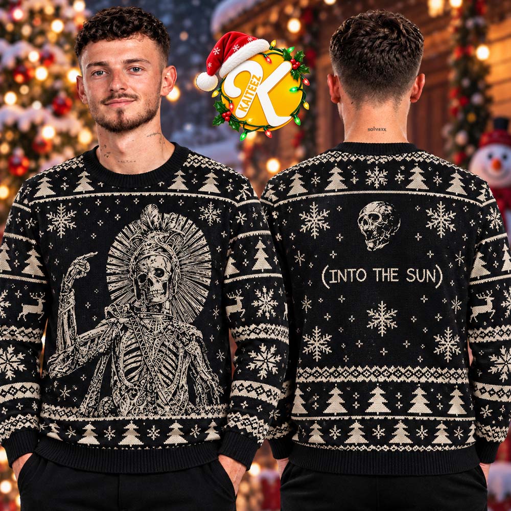 Avenged Sevenfold A7X World Into The Sun Ugly Christmas Sweater Avenged Sevenfold A7X World Into The Sun Ugly Christmas Sweater