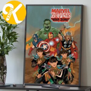 BABYMETAL Marvel Zombies War Zone Comic BABYMETAL EDITION Home Decor Poster Canvas