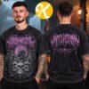Babymetal x Affliction Pop Up Complex NY Collection Skull Graphic Red Washed T-Shirt