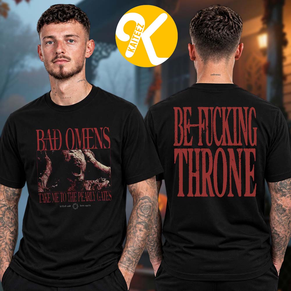 Bad Omens Merch Dethrone Two Sided Unisex T-Shirt Bad Omens Merch Dethrone Two Sided Unisex T-Shirt