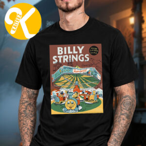 Billy Strings Denver CO Event Poster At Ball Arena In Denver CO On September 18 19 20 2026 Art By Ryan Duggan Unisex T-Shirt