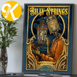 Billy Strings x Conscious Alliance At Ball Arena In Denver CO On September 18 19 2026 Home Decor Poster Canvas