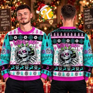 Blink 182 Pop Punk Happy Holiday Ugly Christmas Sweater