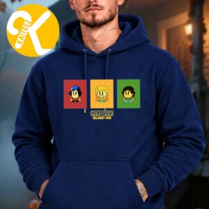 Blink 182 x PacMan x 7Eleven Comic Con Snack Breaks Characters Unisex Hoodie
