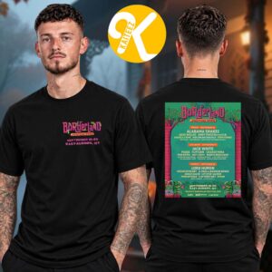 Borderland Festival 2026 In East Aurora NY On September 18 20 2026 Line Up Two Sided Unisex T-Shirt